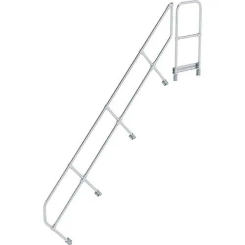 Treppe mit Plattform 45° zweiter Handlauf für 11 Stufen Neigung 45° Treppe mit Plattform 45° zweiter Handlauf für 11 Stufen Neigung 45°