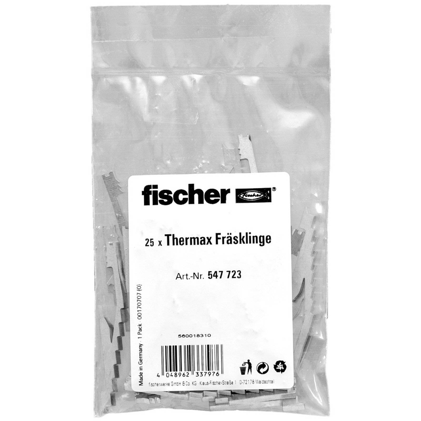 Fischer 25x TherMax Fräsklinge - 547723