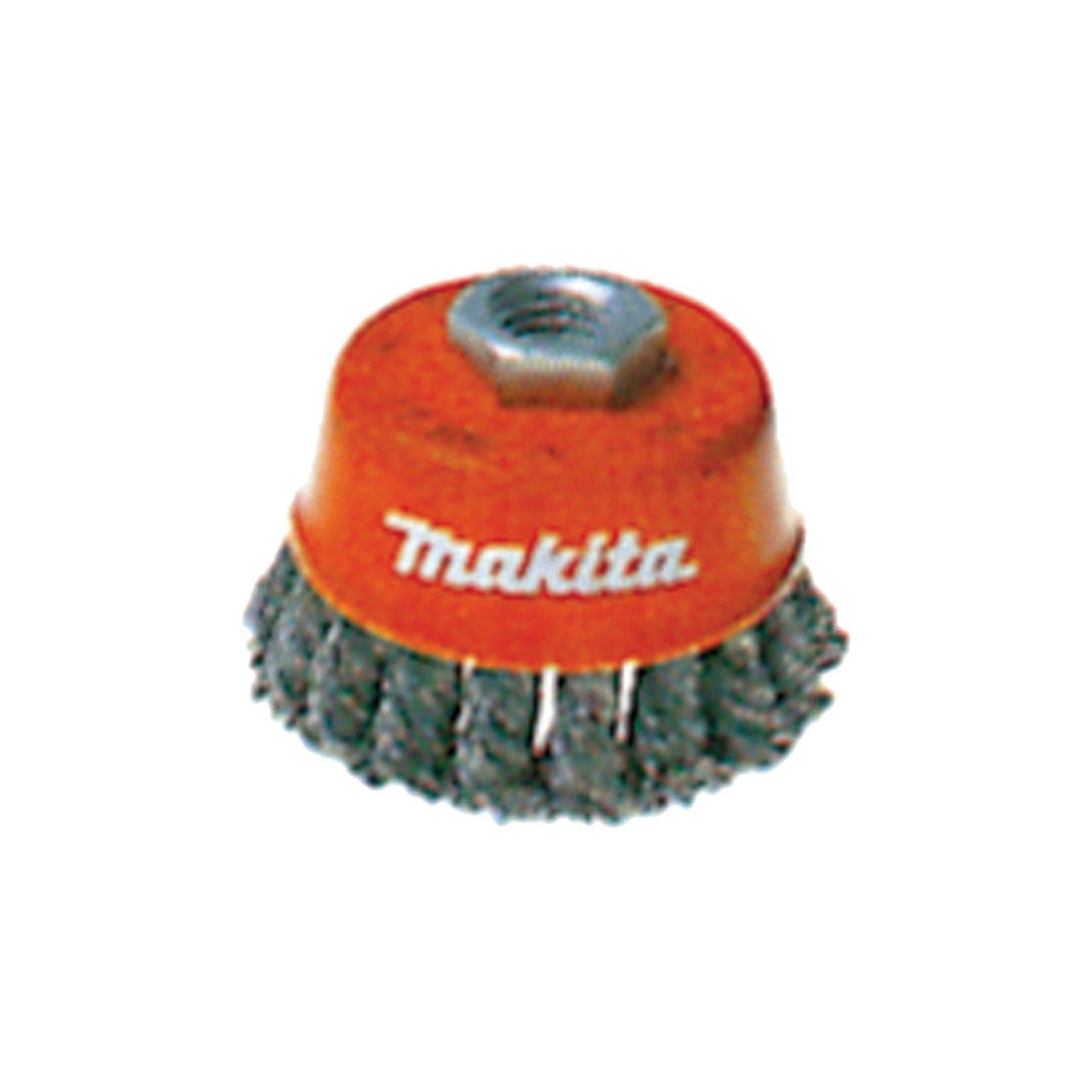 makita Topfbürste P-04472 D.100mm gezopft Stahldraht 0,5mm Gewinde M14