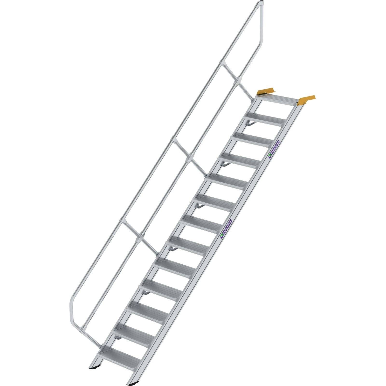 Aluminium-Treppe 45° 13Stufen<br>300253