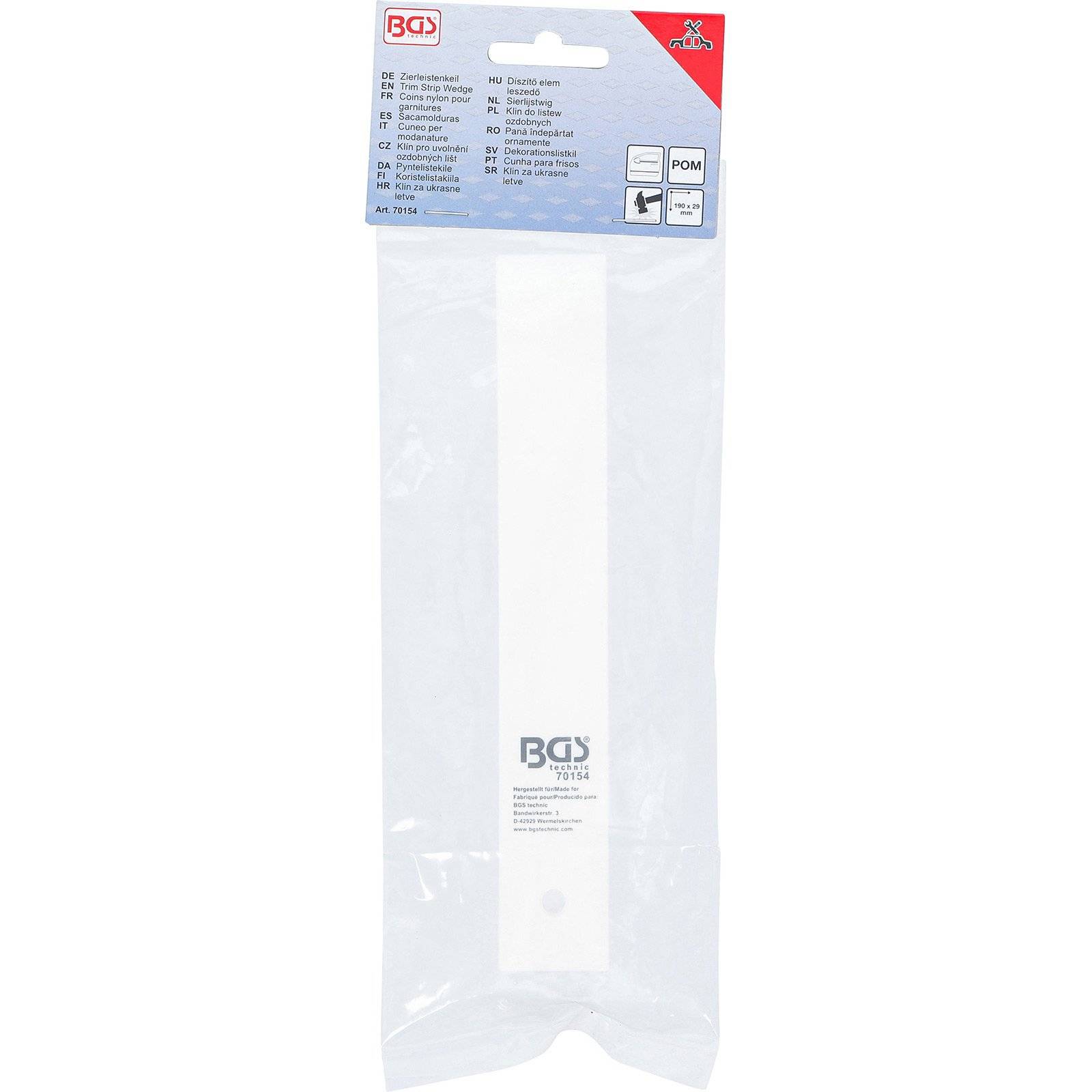 BGS Zierleistenkeil 190 x 29 mm - 70154