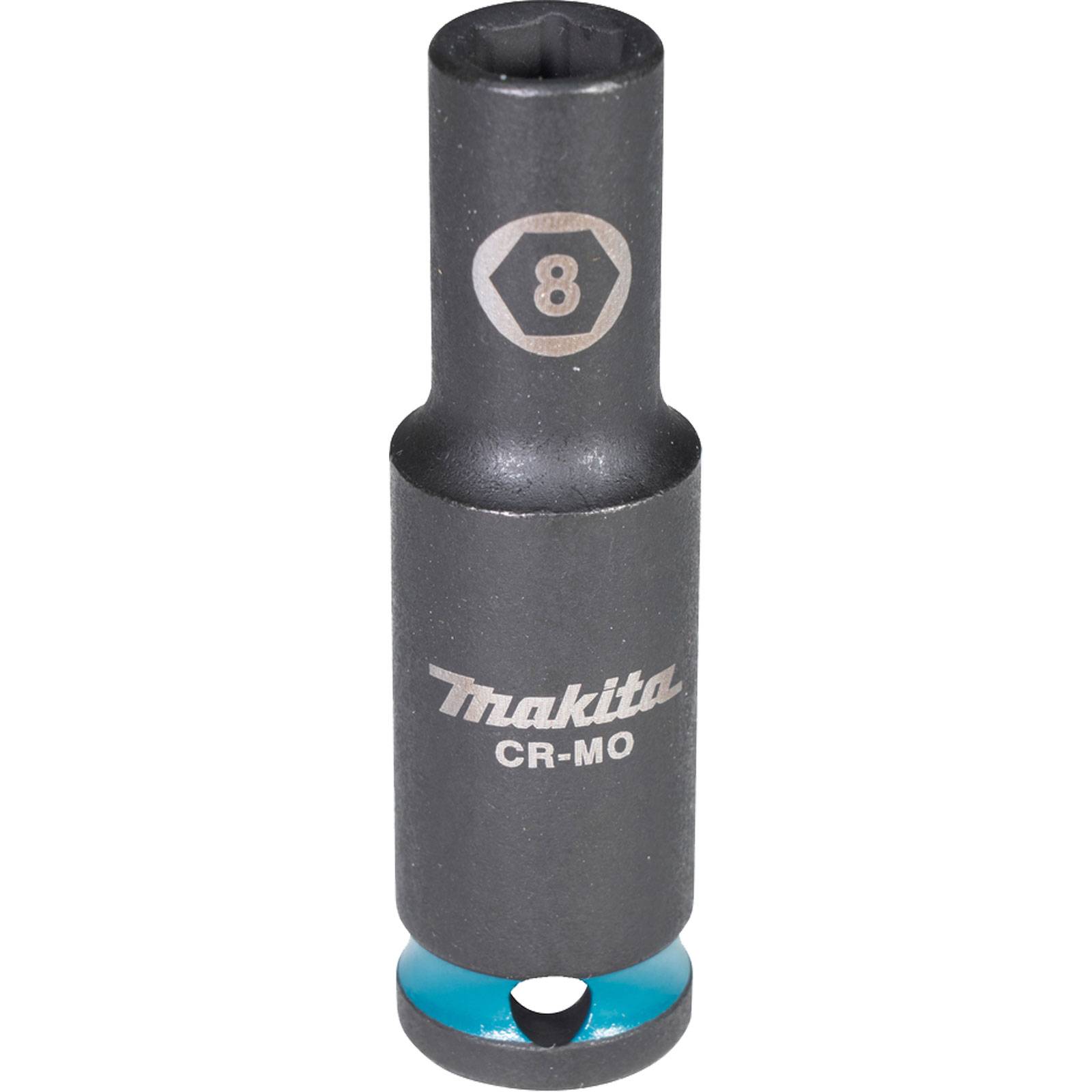 Makita E-16259 Steckschlüssel 3/8" SW8 Impact Black lang