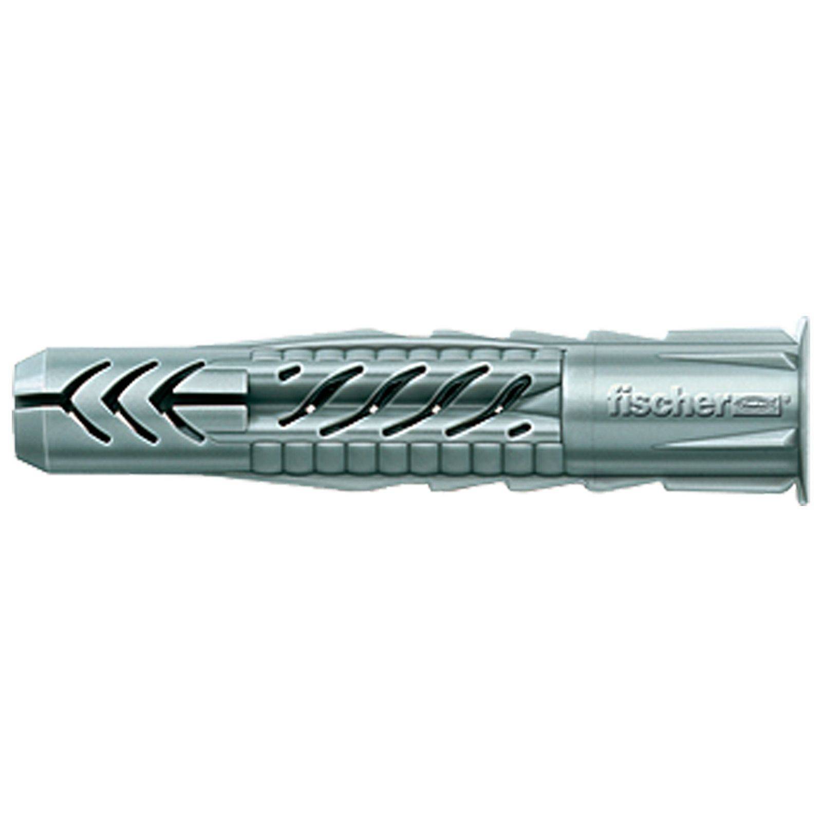 Fischer 100x Universaldübel UX 8 x 40 mm R mit Rand - 505483