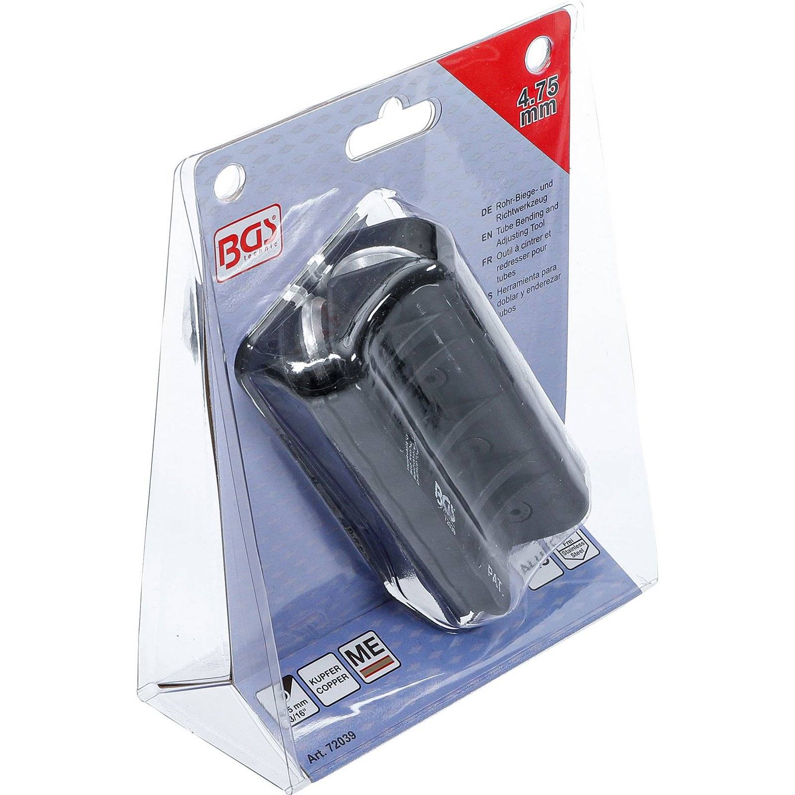 BGS 72039 Rohr-Biege- und Richtwerkzeug, 4,75 mm ( 3/16")