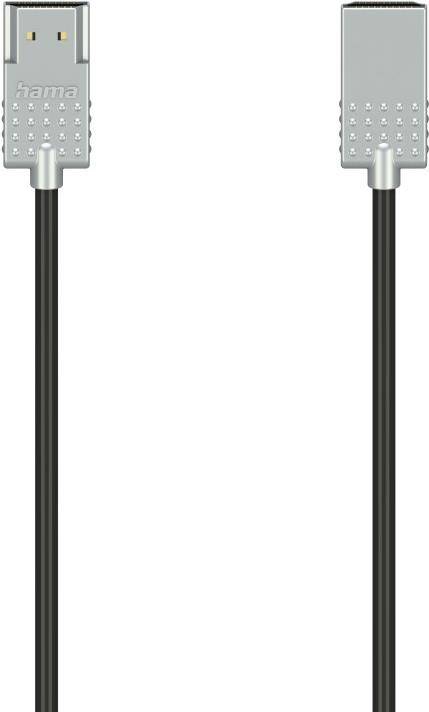 hama 00205075 High Speed HDMI™-Kabel "Ultra-Slim", 4K, Stecker - Stecker, Ethernet, 2,0 m