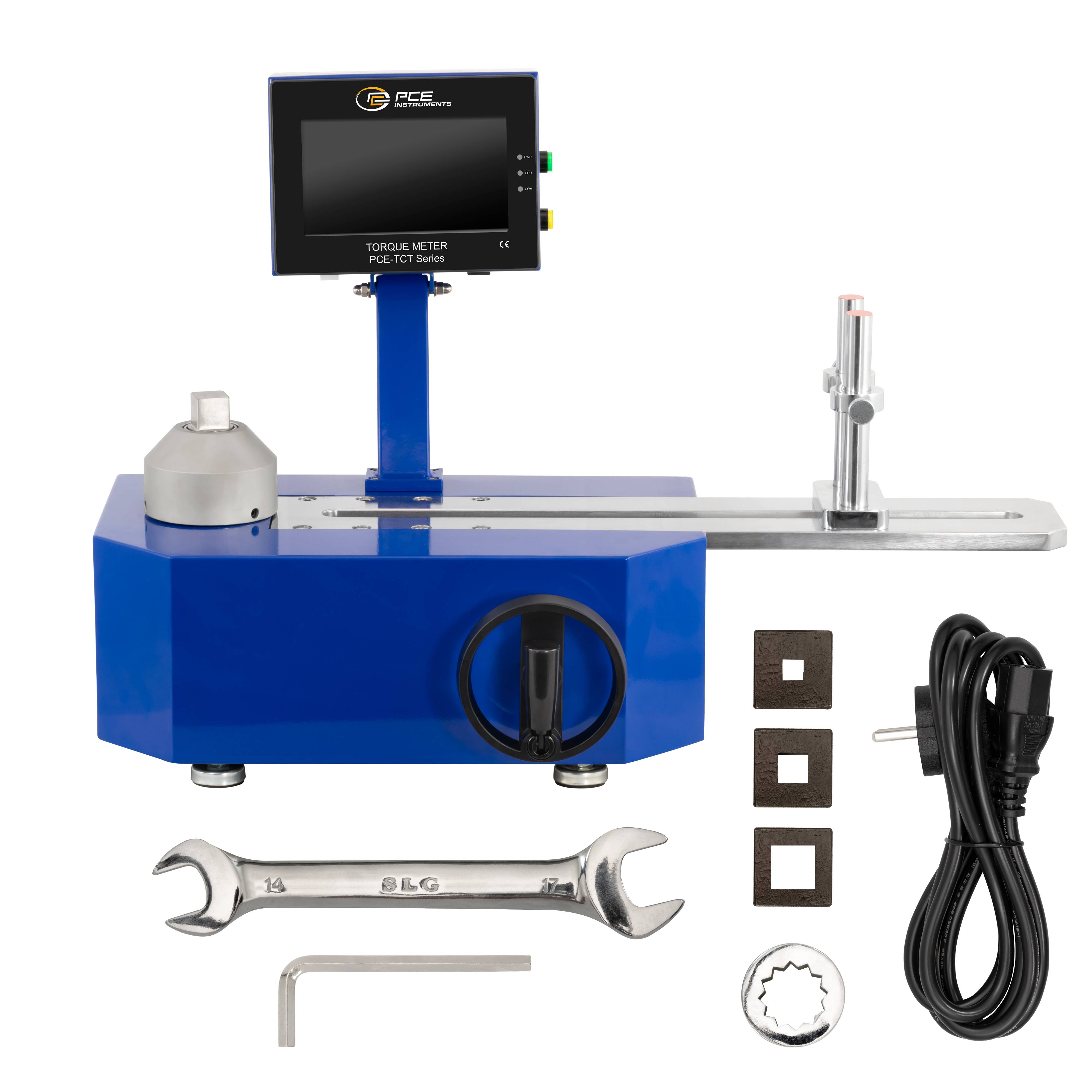 PCE Instruments PCE-TCT 100 Drehmoment Kalibrator | 0,01 ... 100 Nm |Adapter für 1/2" 1/4" und 3/8" Aufnahme |Peak Hold