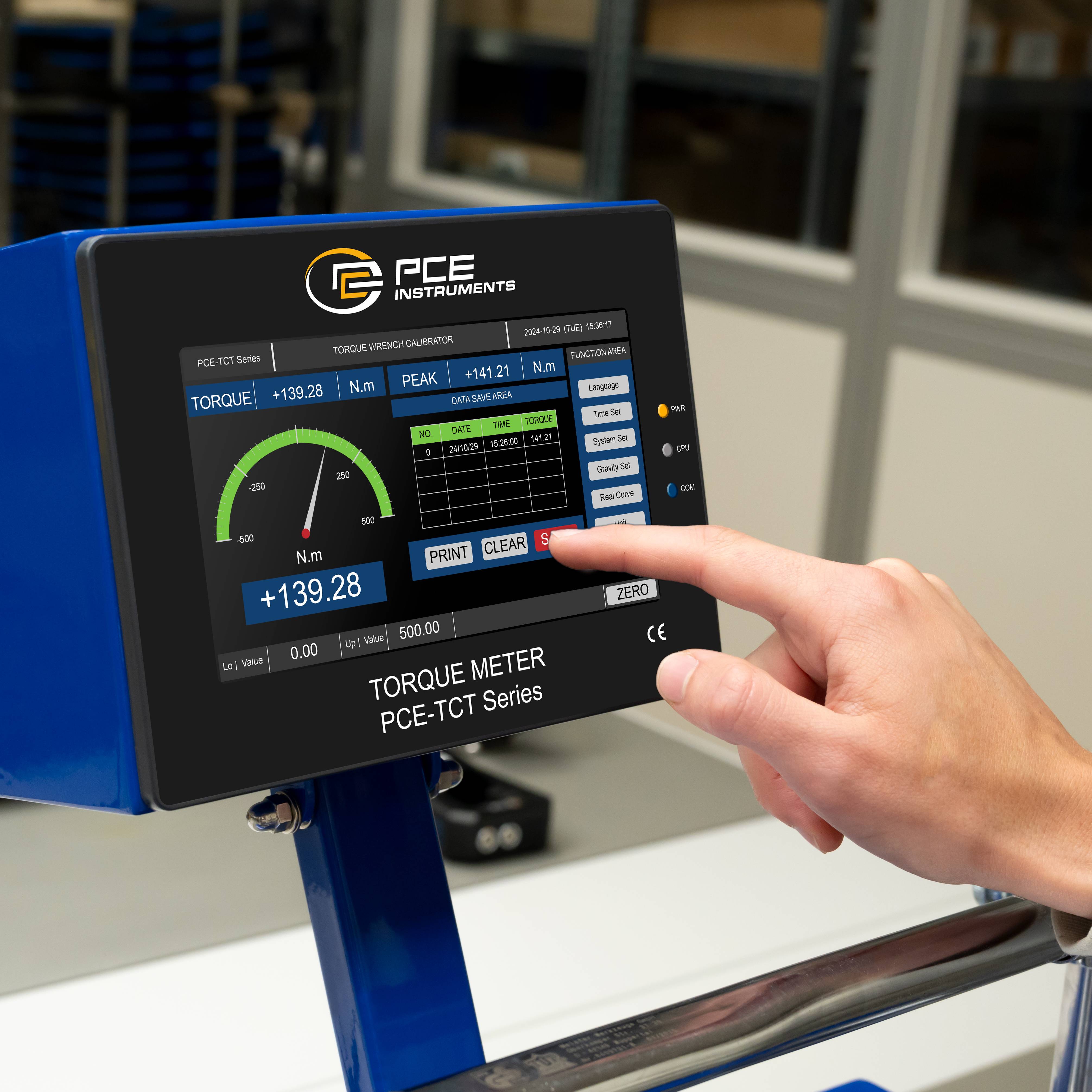 PCE Instruments PCE-TCT 500 Drehmoment-Messgerät Werksstandard (ohne Zertifikat)