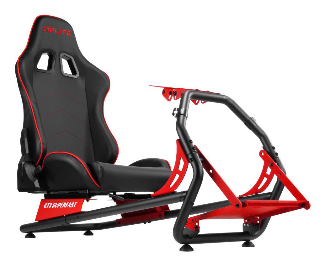 OPLITE Games OPLite Cockpit GT3 Superfast V2 schwarz-rot OP-GT3