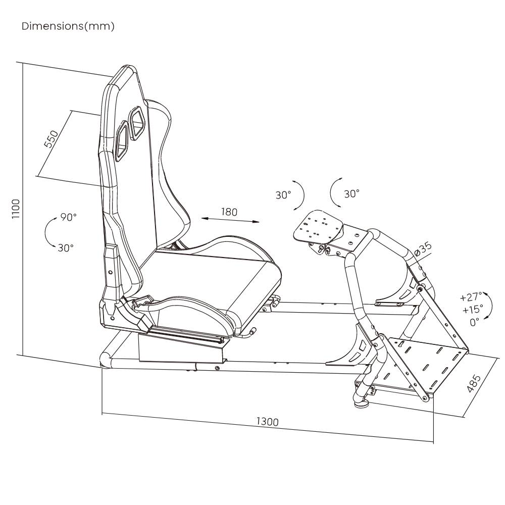 Oplite GT3 Superfast V2 Gaming Konsolen-Zubehör