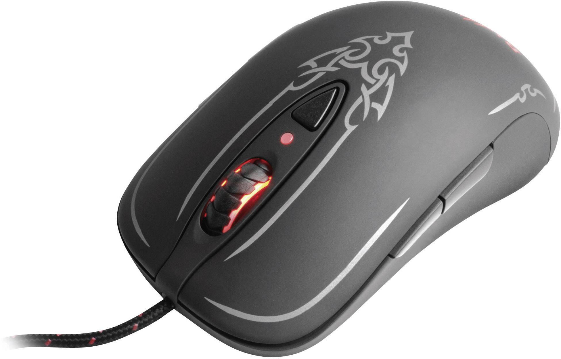 Steelseries Diablo® III Gaming-Maus USB Laser Schwarz 7 Tasten 5700 dpi Beleuchtet