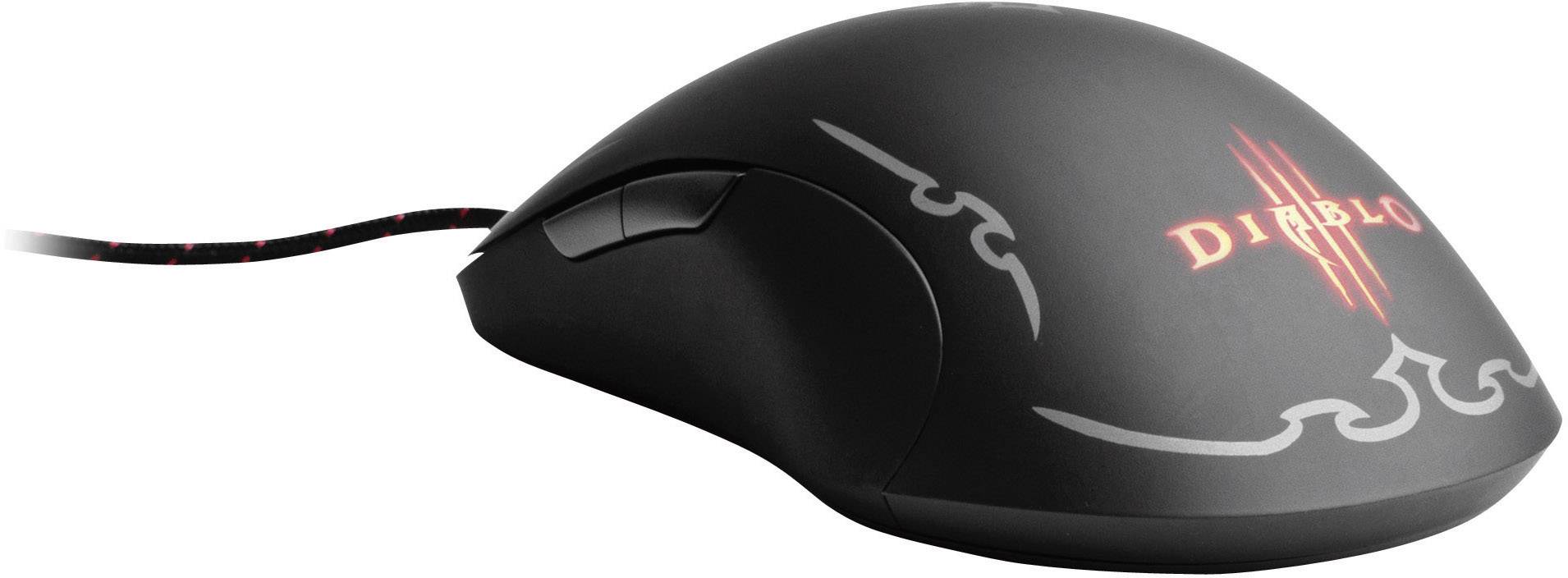 Steelseries Diablo® III Gaming-Maus USB Laser Schwarz 7 Tasten 5700 dpi Beleuchtet