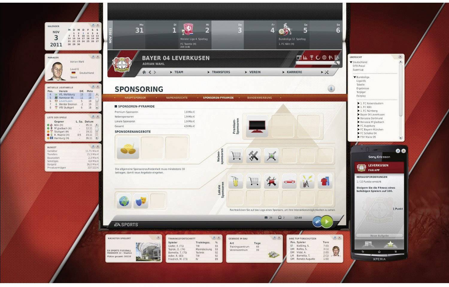 EA Games Fussball Manager 12