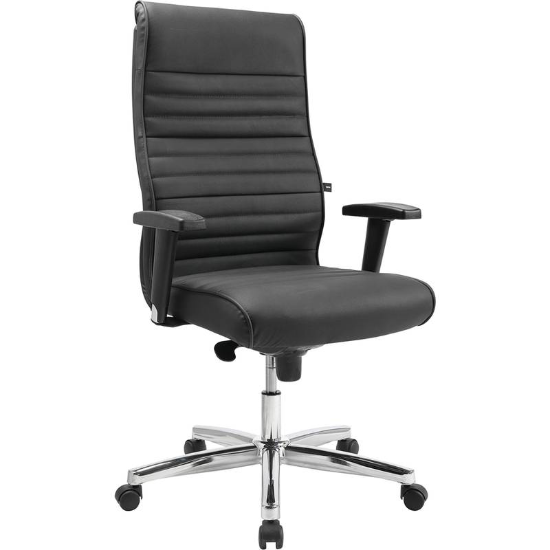 TOPSTAR Chefsessel Leder schwarz schwarz m.Armlehne 440-550mm TOPSTAR (mit Ar