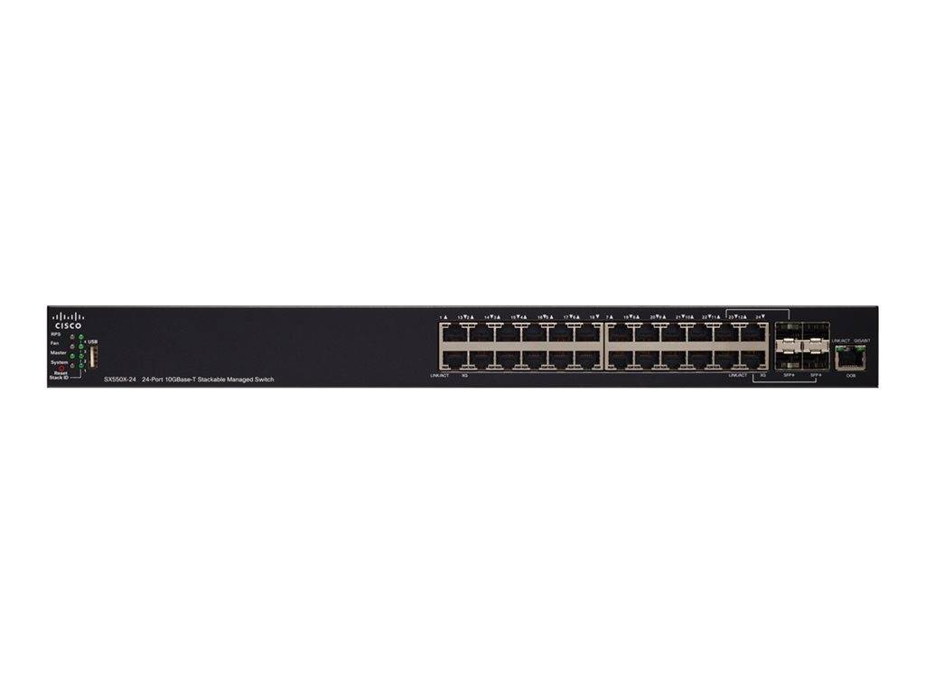 Cisco SX550X-24-K9-UK Switch - 24 Anschlüsse - L3 - managed - stapelbar Netzwerkgerät
