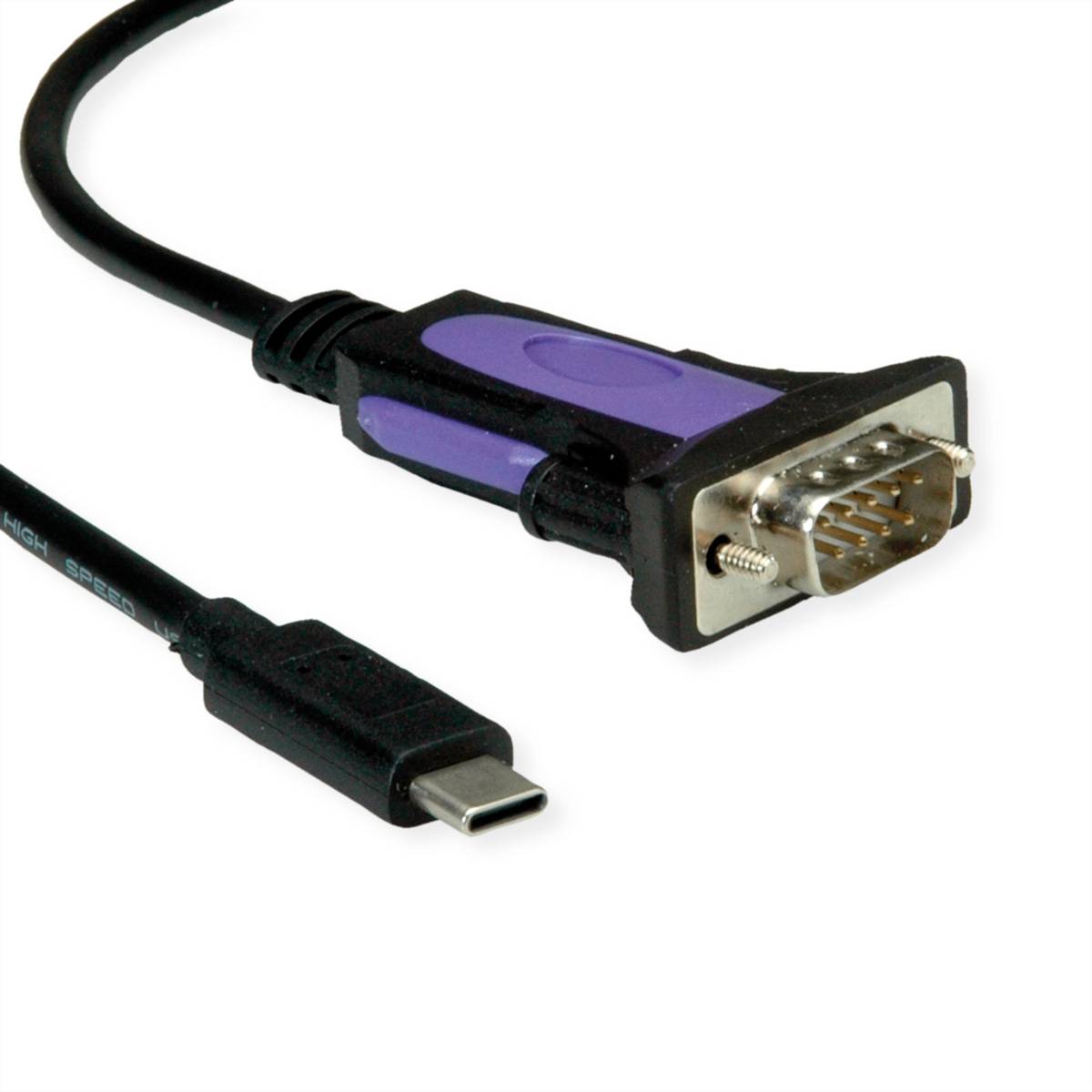 Roline Konverter-Kabel USB-C - seriell, FTDI Chipset, 1,8m
