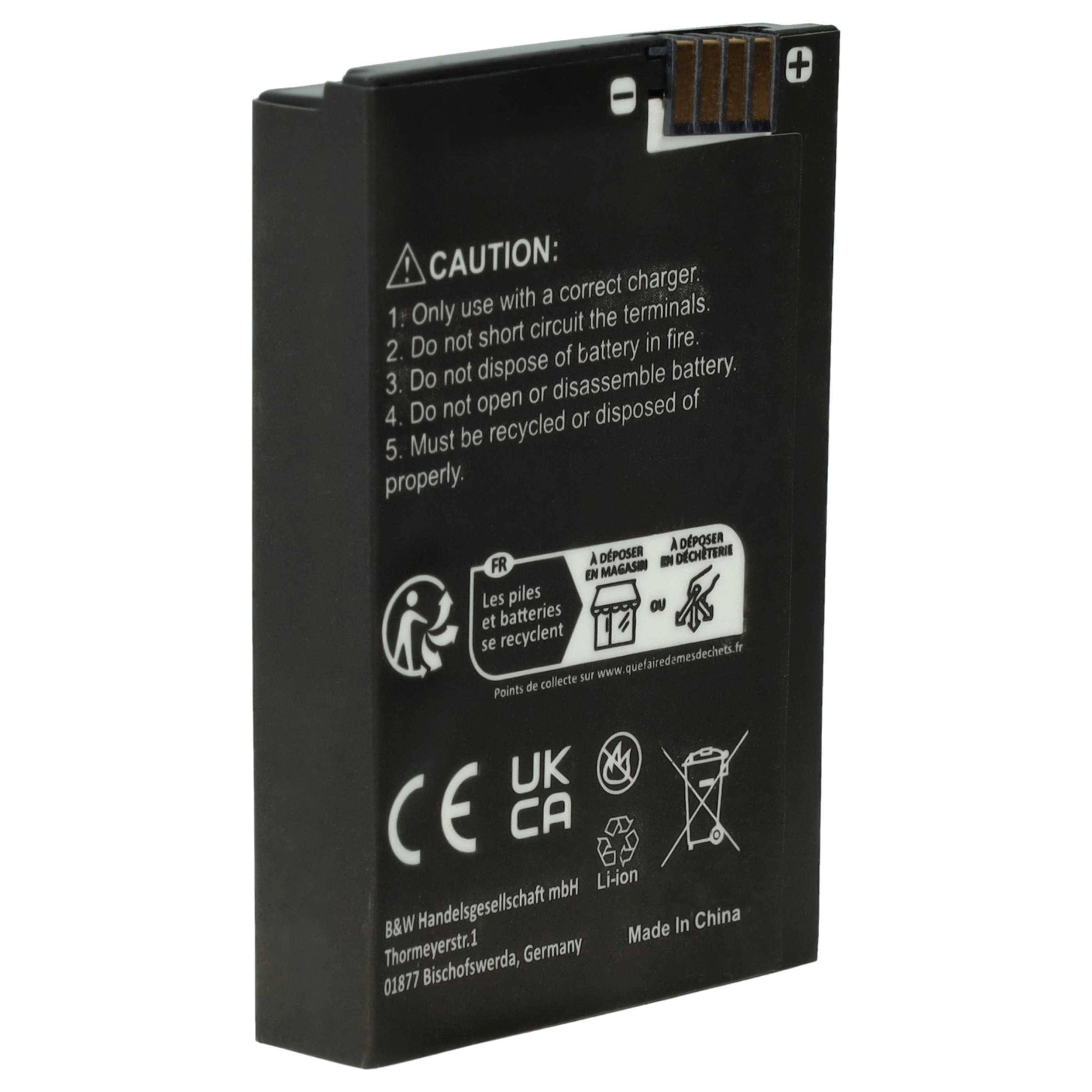 EXTENSILO 2x Akku Ersatz für Motorola SNN5759, SNN5762A, SNN5759, SNN5762, PMNN4578A für Funkgerät, Walkie Talkie (2000