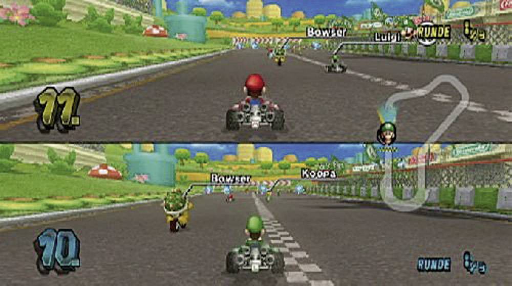 Nintendo Wii Konsole Schwarz inkl. Mario Kart