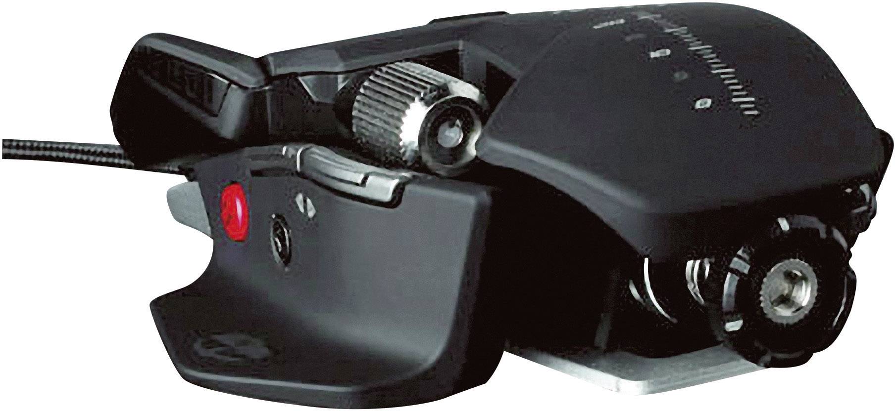 MadCatz R.A.T.5 Gaming-Maus USB Laser Schwarz 6 Tasten 5600 dpi Gewichts-Tuning, Anpassbare Länge