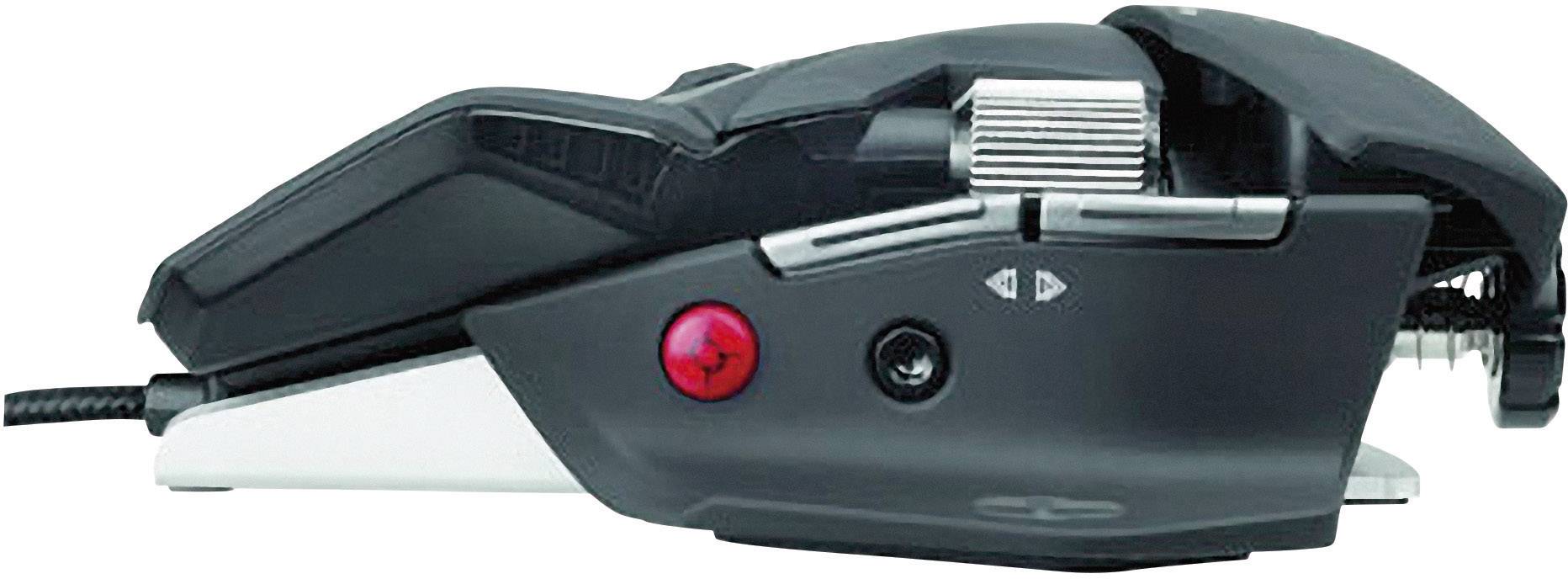 MadCatz R.A.T.5 Gaming-Maus USB Laser Schwarz 6 Tasten 5600 dpi Gewichts-Tuning, Anpassbare Länge
