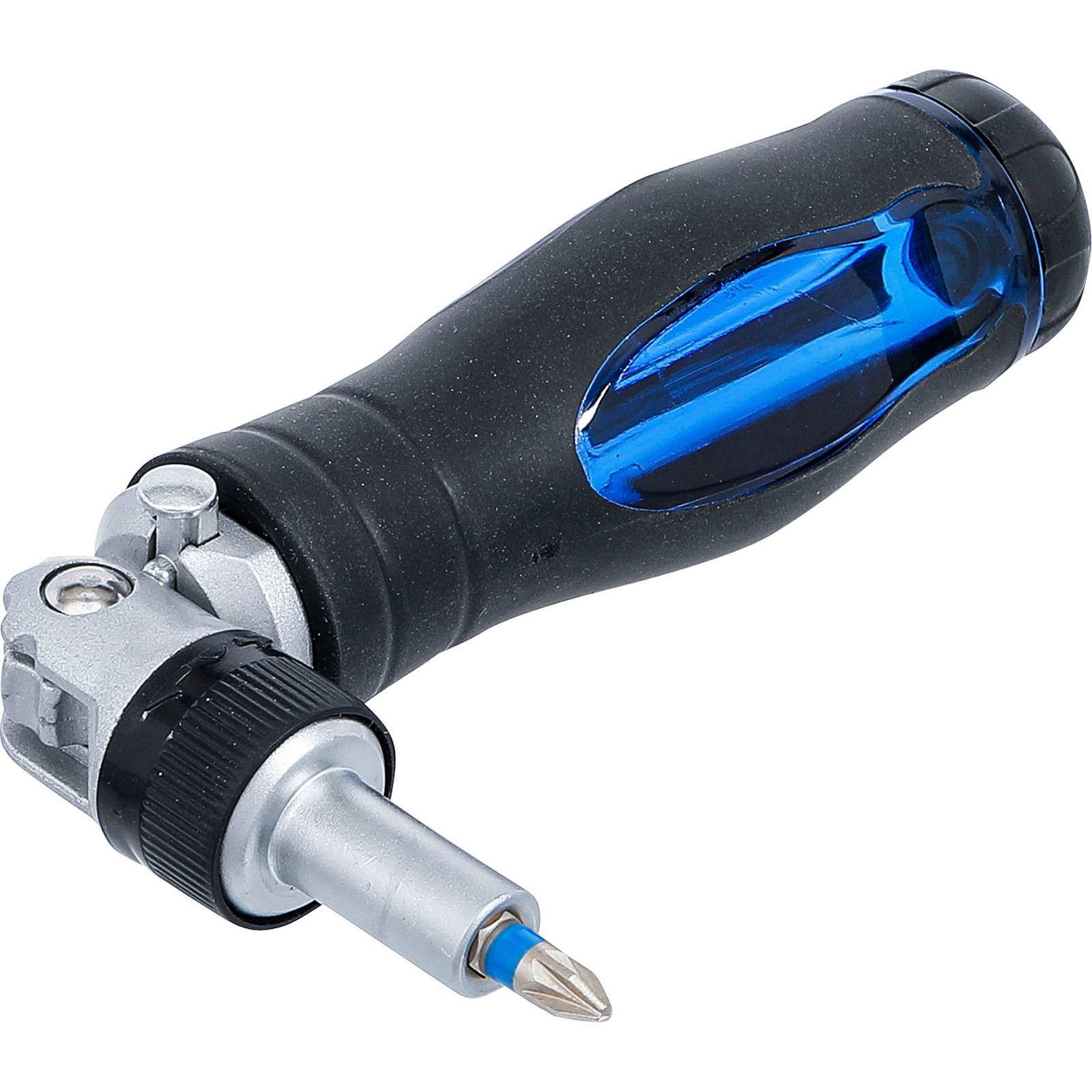 BGS 70053 Gelenk-Schraubendreher-Bit-Satz 14-tlg. mit Ratschen-Drehgriff, umschaltbar