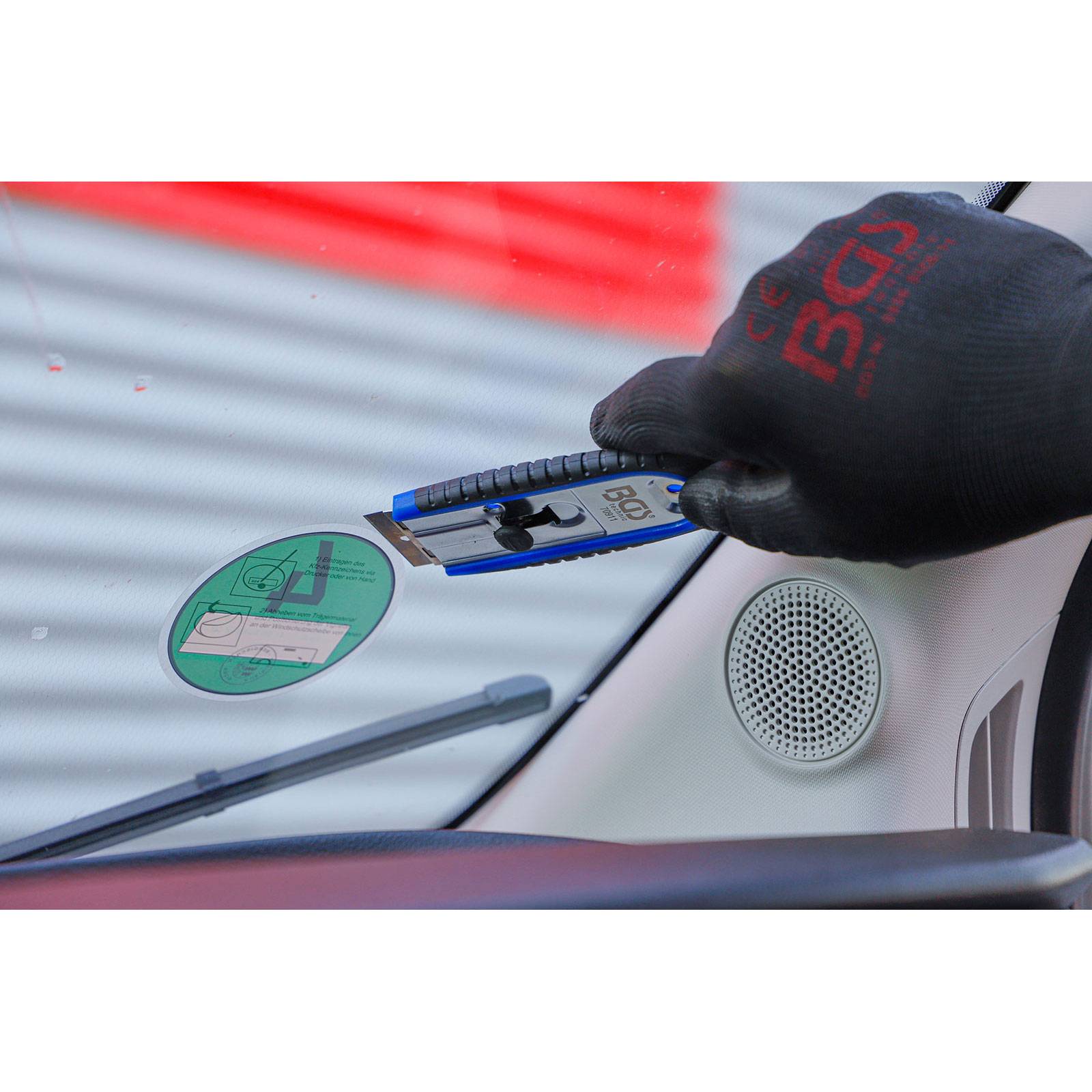 BGS Plakettenschaber 40 mm mit 6 Schaberklingen - 70911