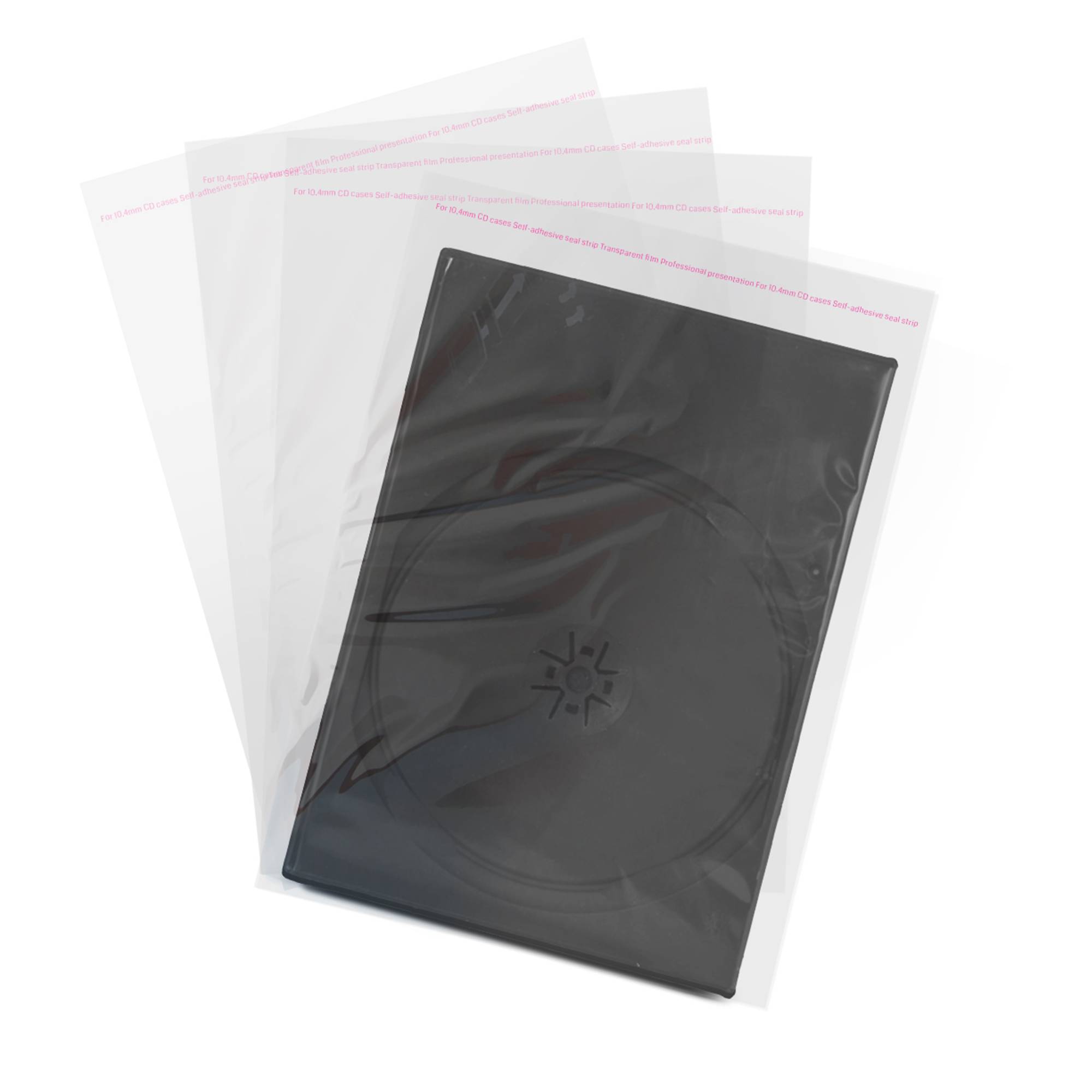 MEDIARANGE Plasticsleeves DVD Case 100 - Leerhüllen Kapazität - Kunststoffhülle