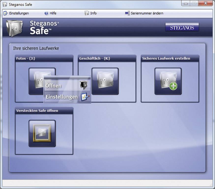 Avanquest Steganos Privacy Suite 2012 Vollversion, 1 Lizenz Windows Sicherheits-Software