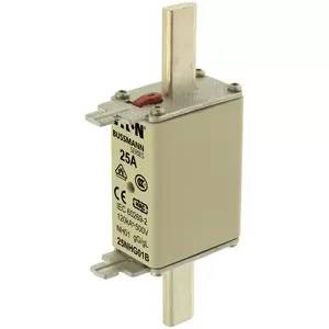Eaton NH-Sicherung NH01, 25A, 500V AC, gL/gG, 120kA, Kombinationskennmelder, Messerkontakte, 1 Stk.