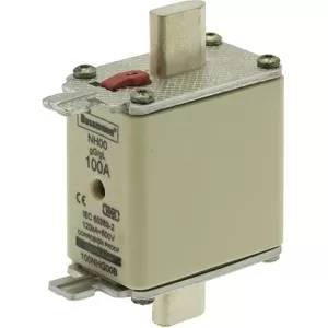 Eaton NH-Sicherung NH00, 100A, 500V AC, gL/gG, IEC, Doppelkennmelder, Messerkontakte, 1 Stk.