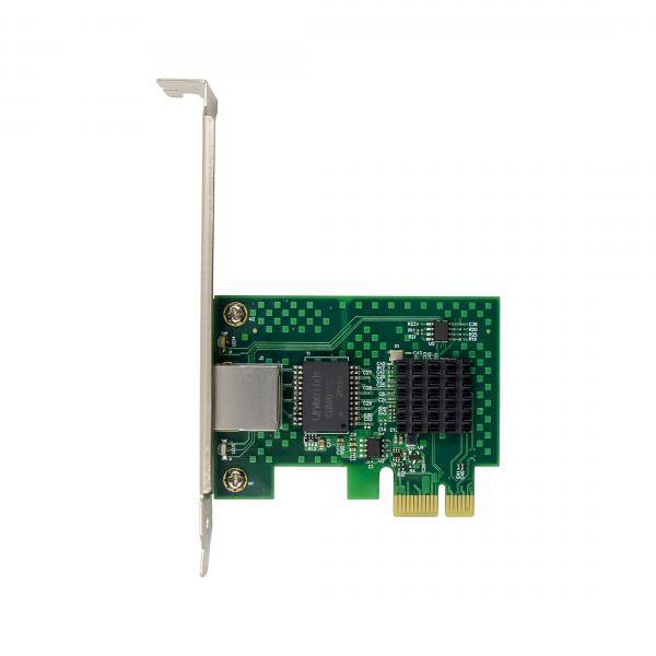 LevelOne GE Netzwerkkarte PCIe1x/1xRJ45 2.5G grün - Netzwerkkarte - PCI