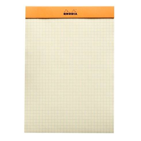 RHODIA Notizblock No. 16 Yellow, DIN A5, kariert, orange