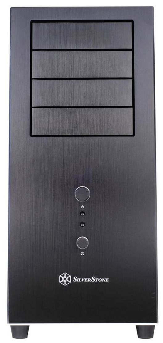 Silverstone SST-TJ04-E Gehäuse Midi-Tower PC-Gehäuse Anthrazit
