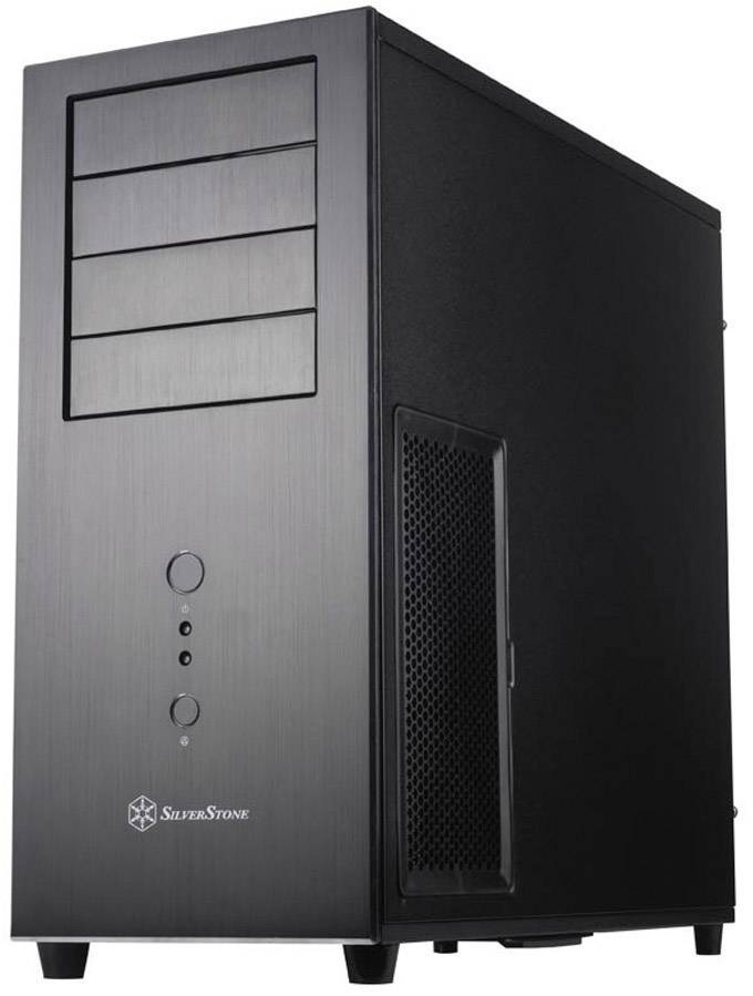 Silverstone SST-TJ04-E Gehäuse Midi-Tower PC-Gehäuse Anthrazit