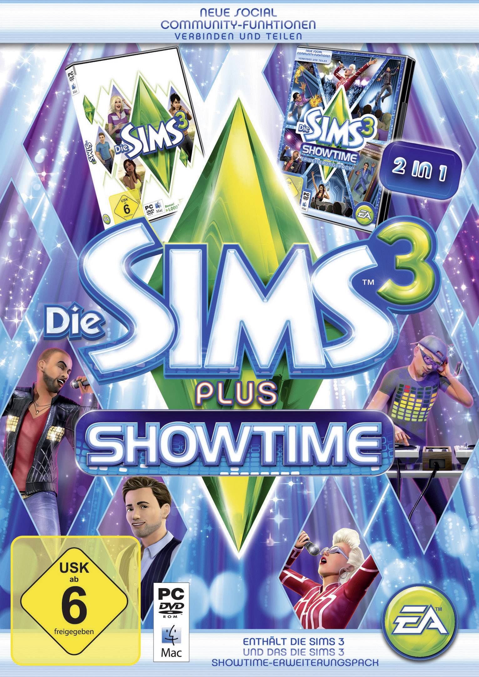 Die Sims3 + Die Sims 3 Showtime (Add-On) PC