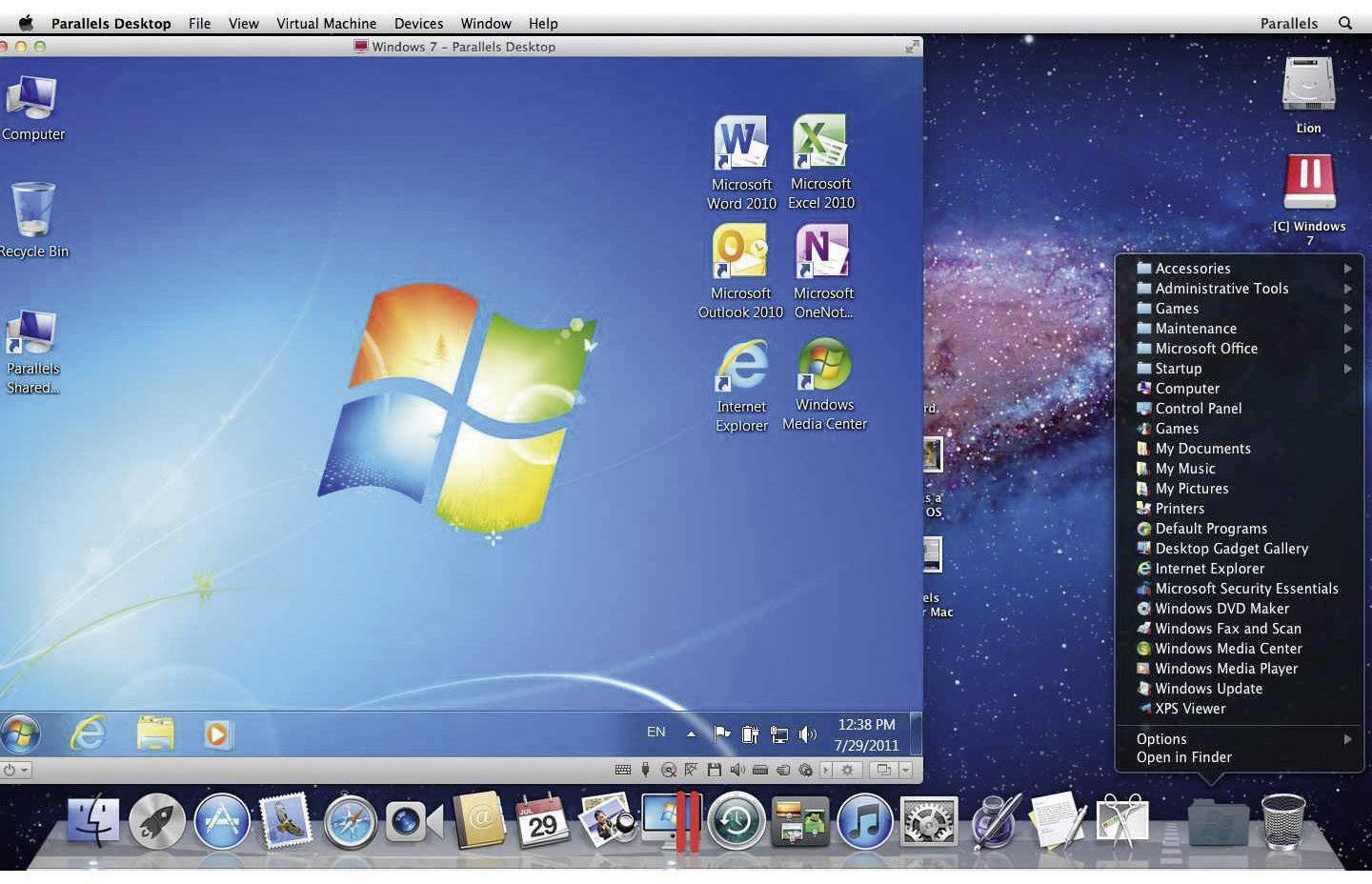 Parallels Desktop 7 Switch to Mac Edition Vollversion, 1 Lizenz