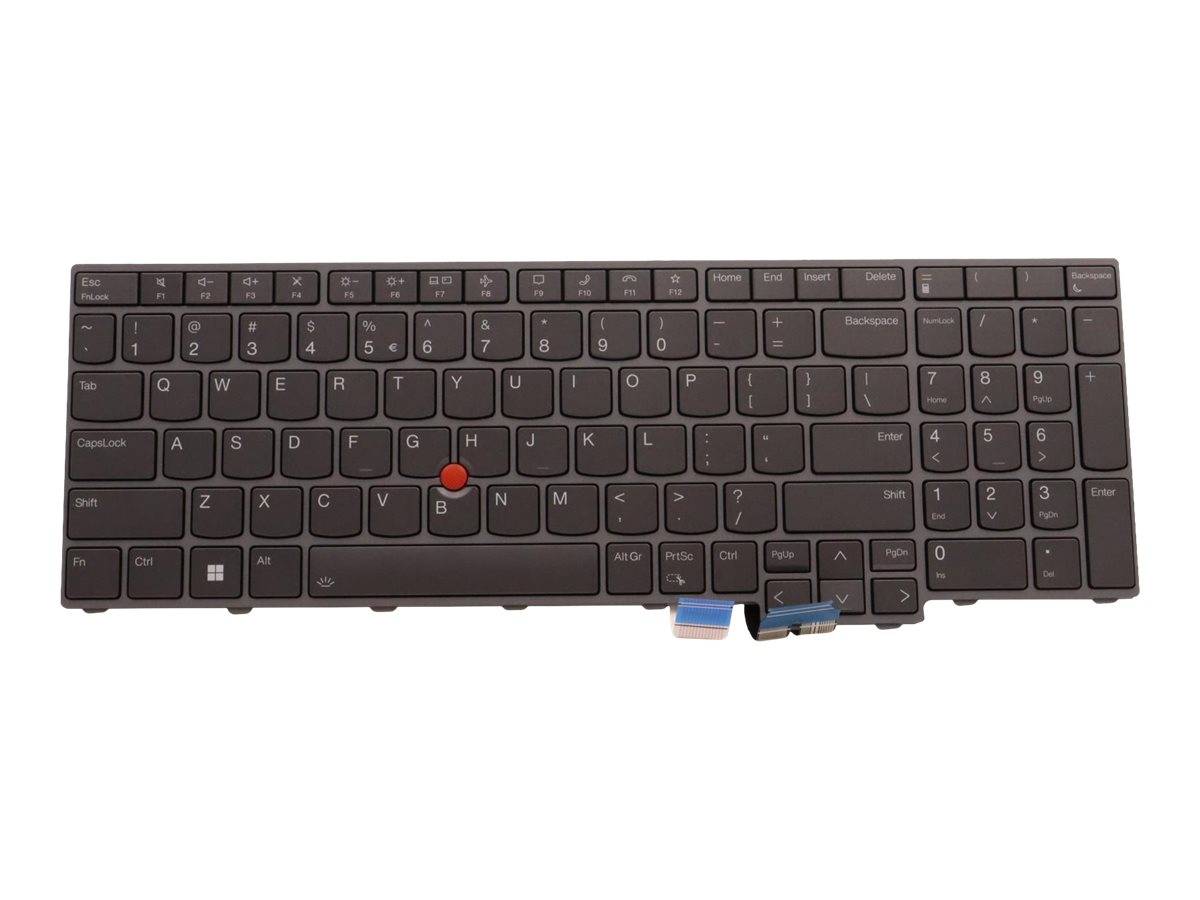 Lenovo NB_KYB CS22 P16 GR-BL LTN - 5N21F39382 - TL: EU, QWERTY