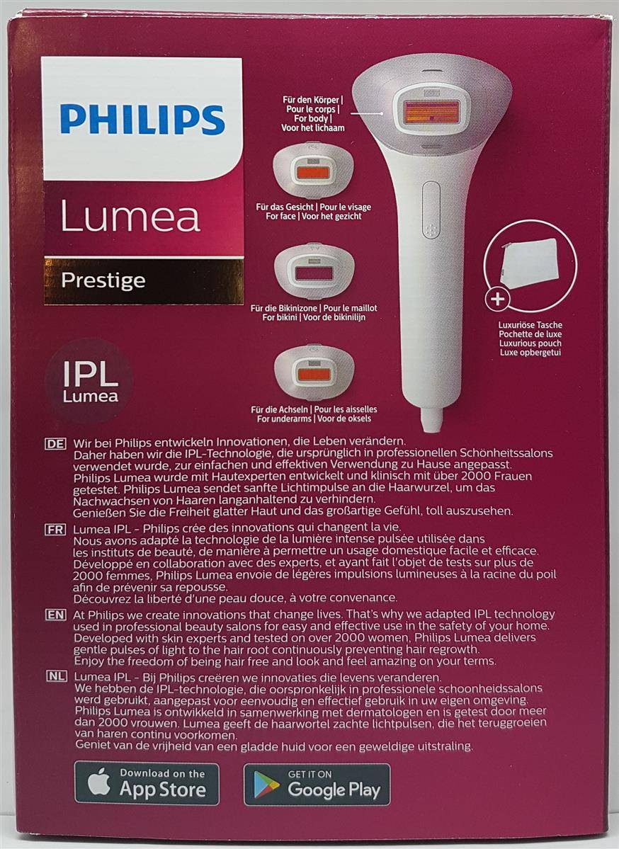 Philips BRI949/00 Lumea IPL 8000 Series HaarentfernungsgerÃ¤tBRI949/00