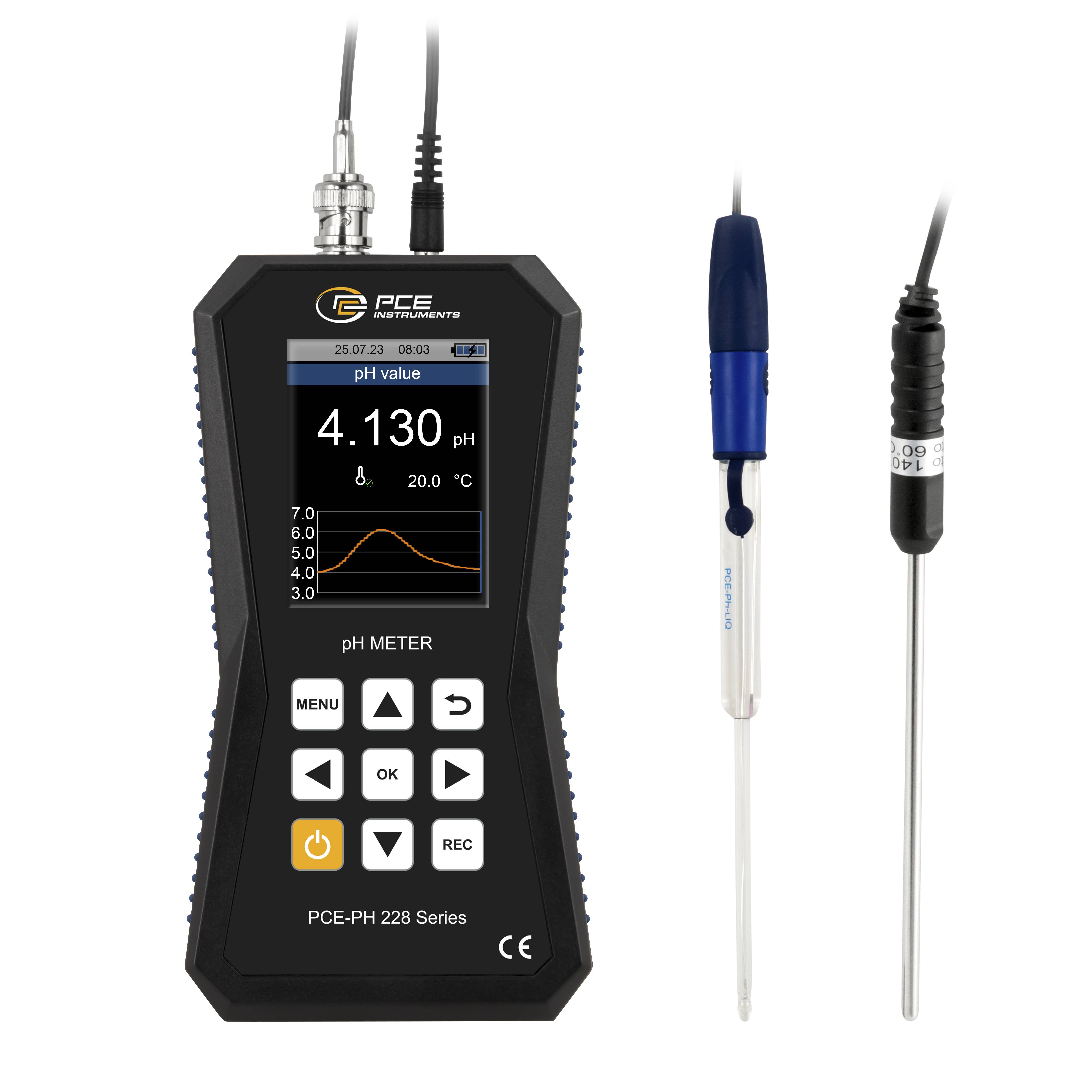 PCE Instruments PCE-PH 228LIQ pH-Messgerät pH-Wert, Temperatur, Redox (ORP)