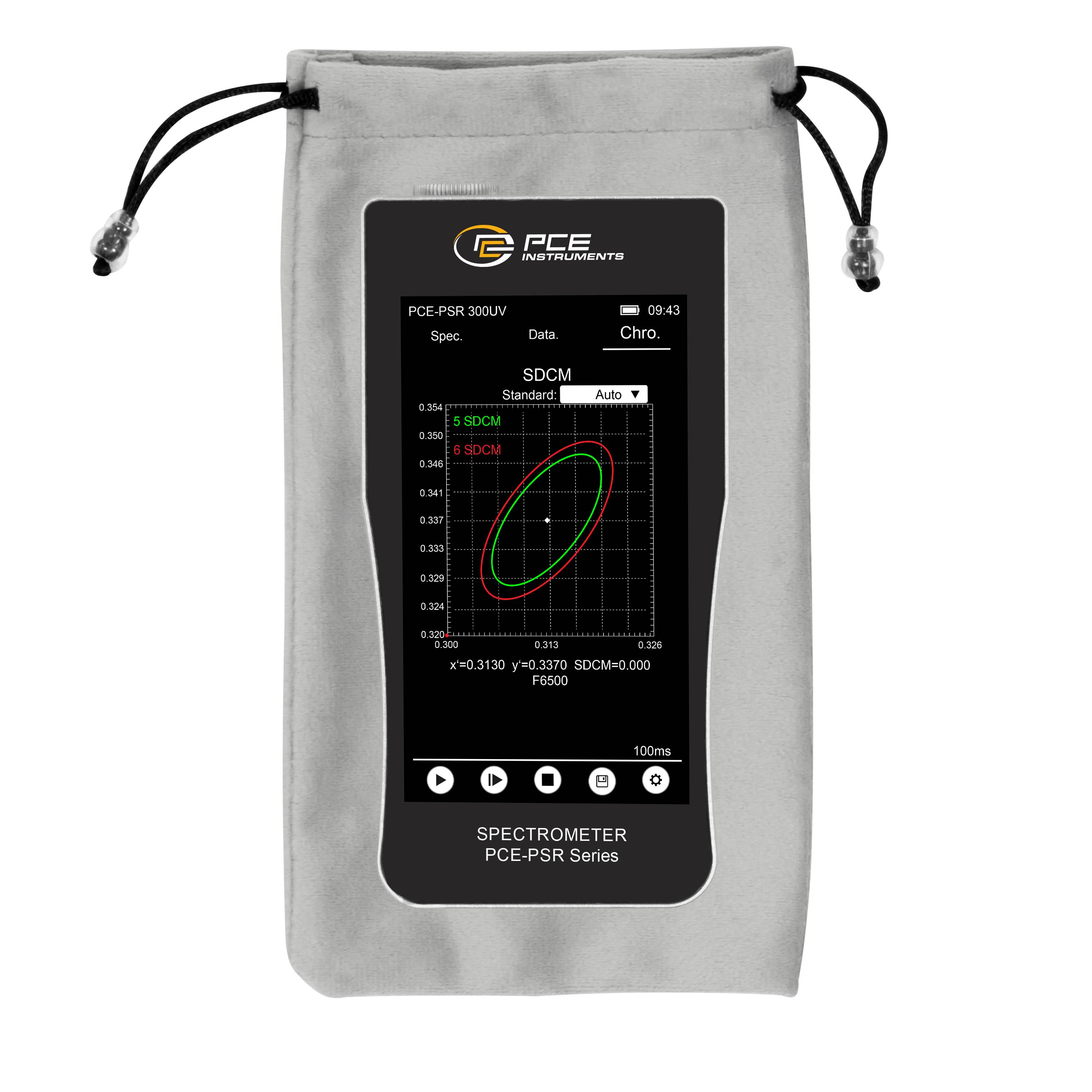 PCE Instruments PCE-PSR 300UV PCE-PSR 300UV Chromameter 0.001 - 5000 lx