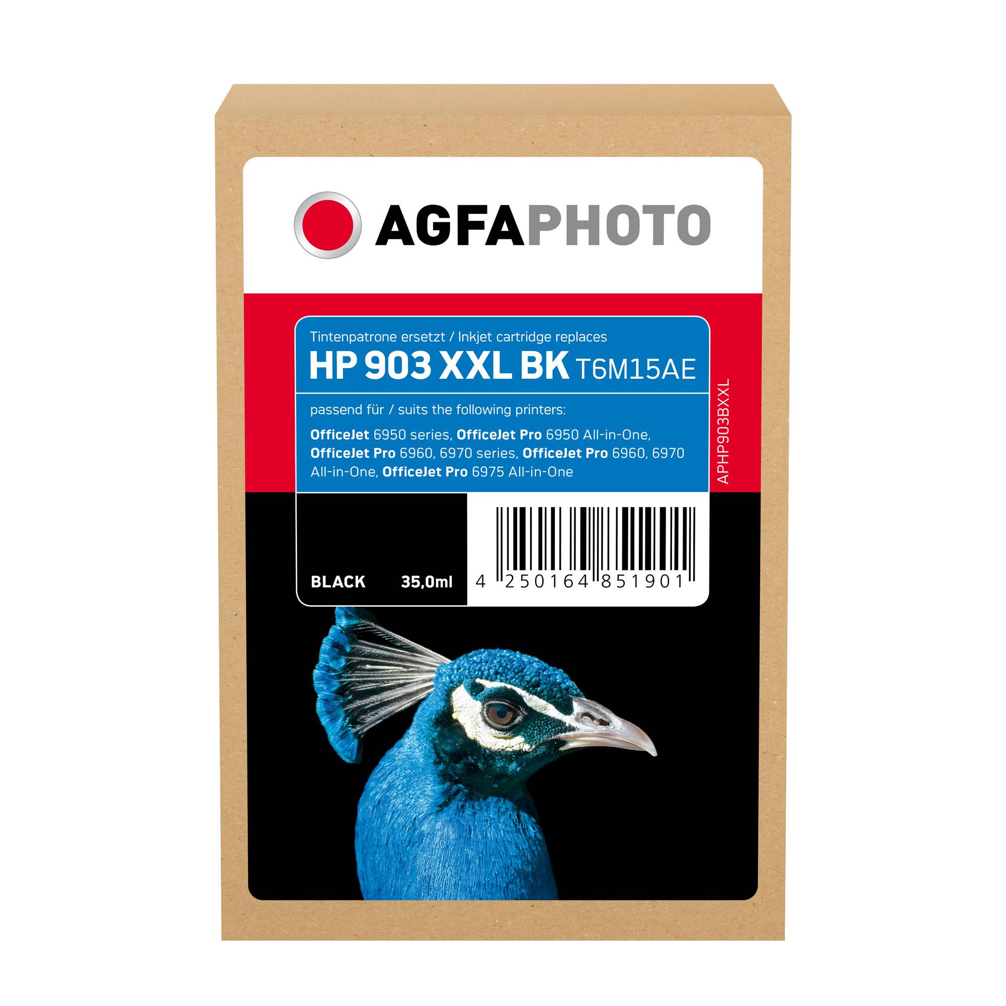 AgfaPhoto Patrone HP APHP903BXXL HP903XL T6M15AE black remanufactured HP