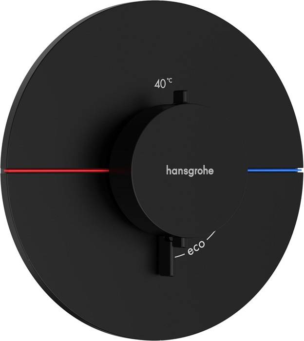 Hansgrohe ShowerSelect Comfort S Thermostat, 34,8l/min, Unterputz, 1 Verbraucher, Mattschwarz