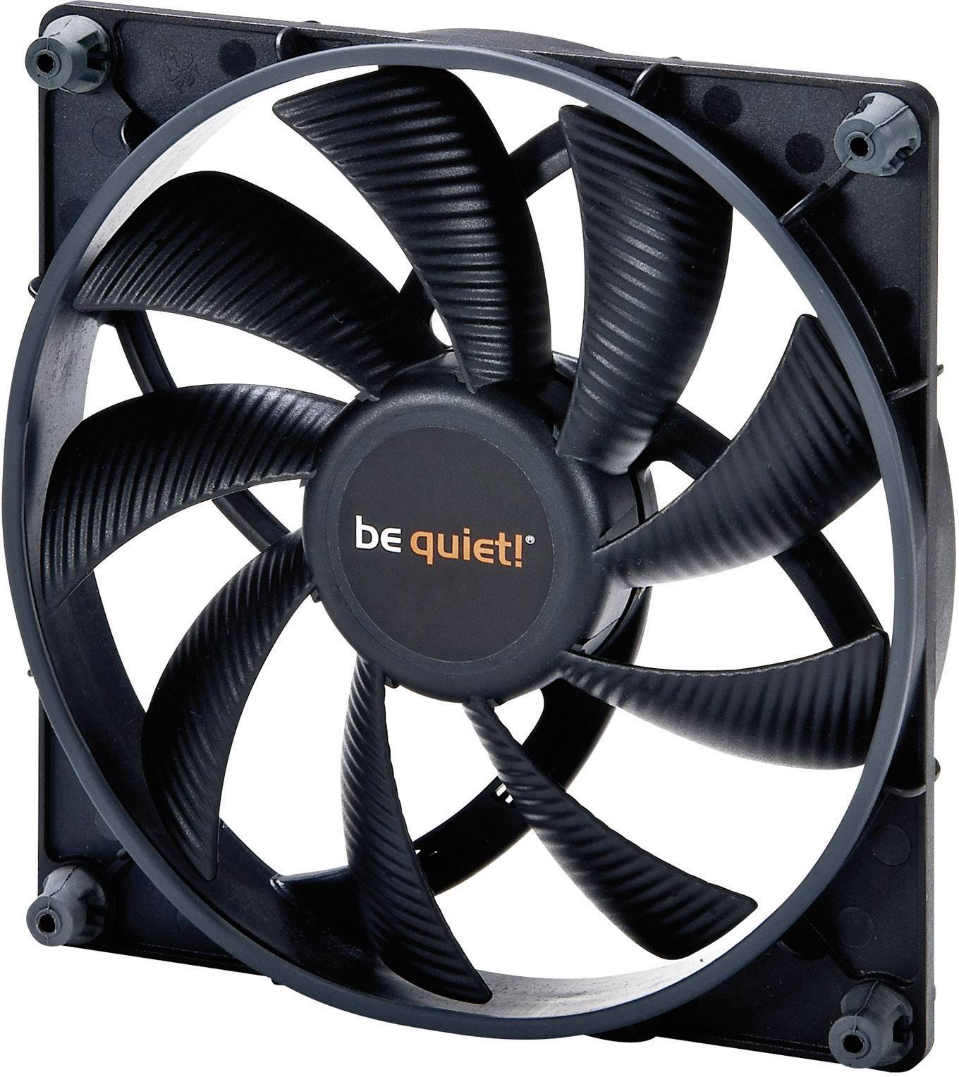 BeQuiet Shadow Wings PWM PC-Gehäuse-Lüfter Schwarz (B x H x T) 140 x 140 x 25mm