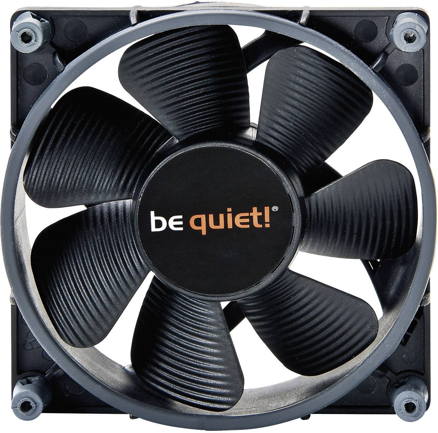 BeQuiet Shadow Wings PWM PC-Gehäuse-Lüfter Schwarz (B x H x T) 92 x 92 x 25 mm
