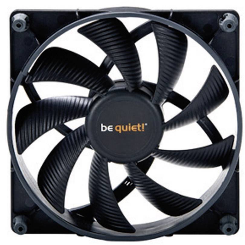 BeQuiet Shadow Wings Mid-Speed PC-Gehäuse-Lüfter Schwarz (B x H x T) 140 x 140 x 25mm
