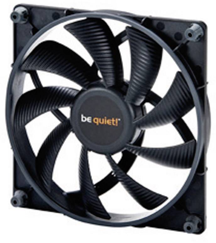 BeQuiet Shadow Wings Mid-Speed PC-Gehäuse-Lüfter Schwarz (B x H x T) 140 x 140 x 25mm