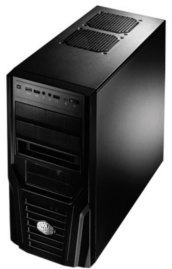 Cooler Master Elite 431K Plus Gehäuse Midi-Tower PC-Gehäuse Schwarz