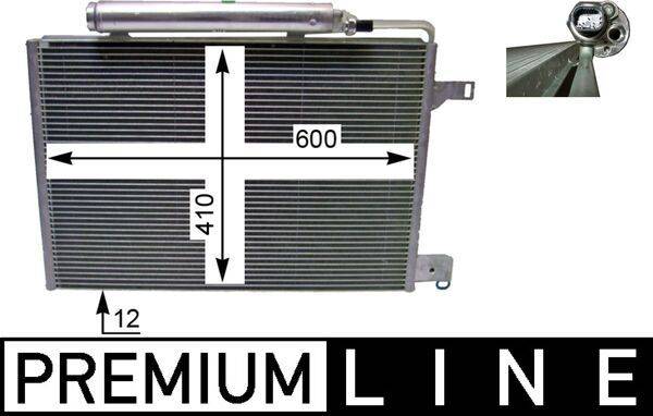 Mahle AC370000P Kondensator, Klimaanlage