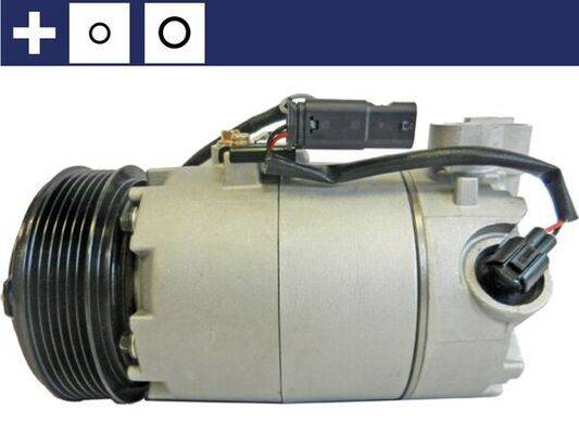 Klimakompressor 12 V Ø 110 mm MAHLE passend für u.a. BMW 5er