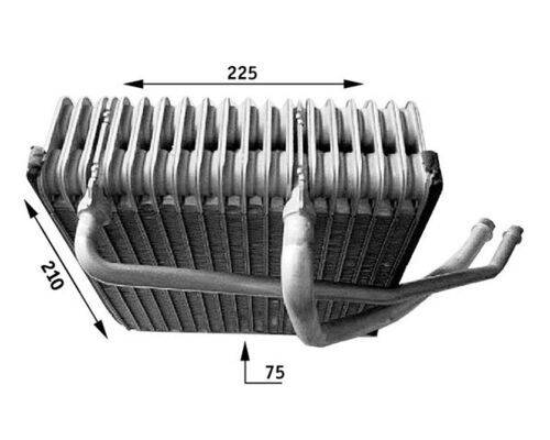 Mahle AE44000S Verdampfer, Klimaanlage