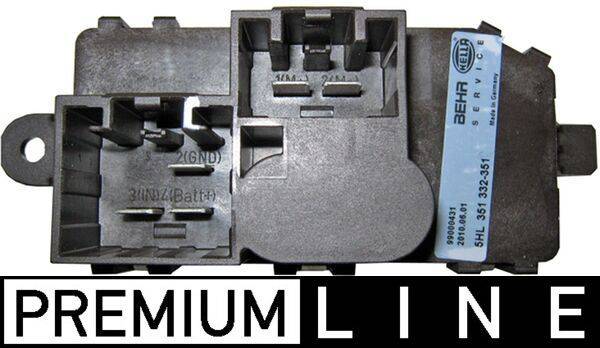 Mahle ABR96000P Regler, Innenraumgebläse
